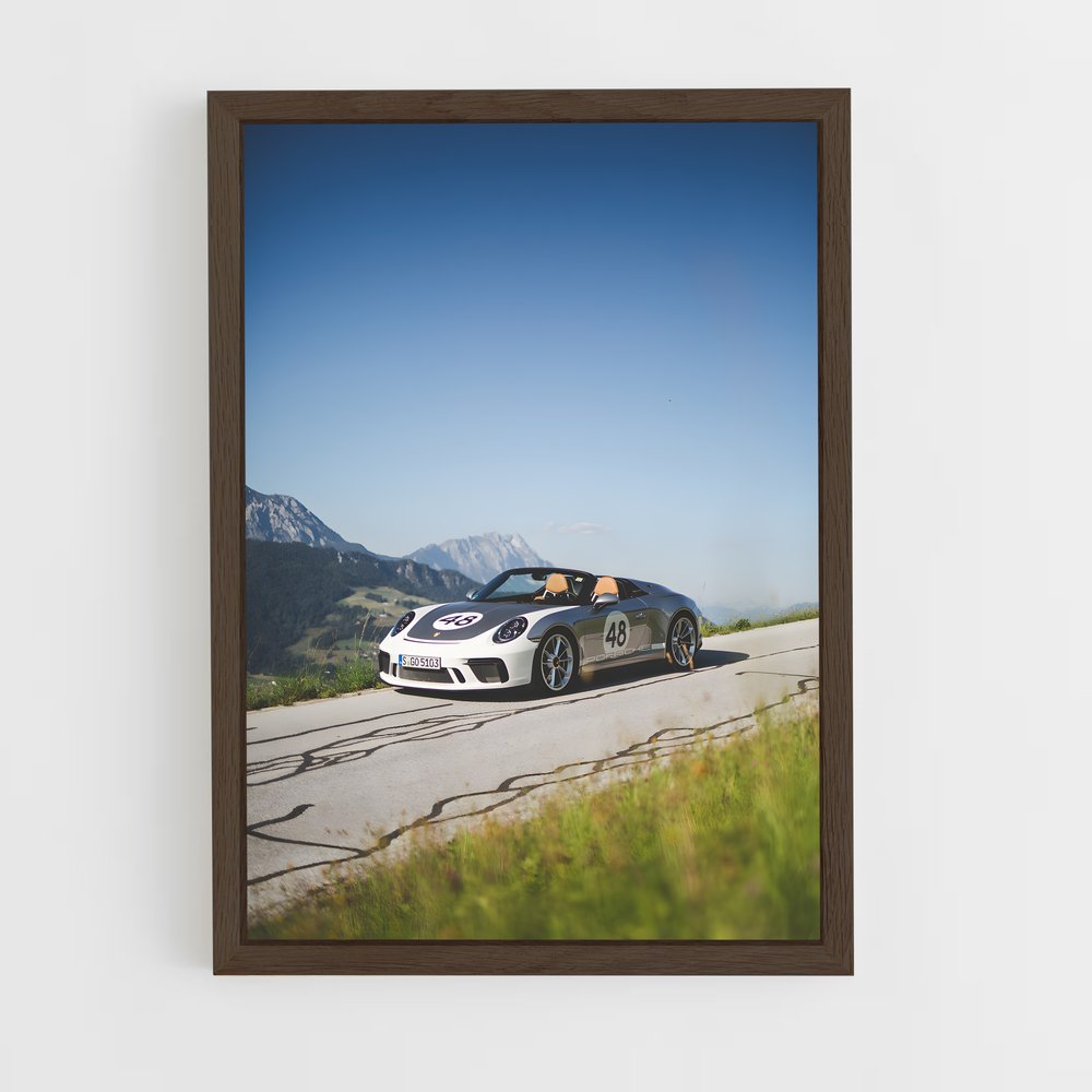 Poster Route 911 – affiche Porsche (vue 5)